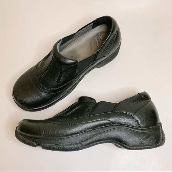 Dansko Shoes - Dansko Leather Slip Resistant Work Shoes 37